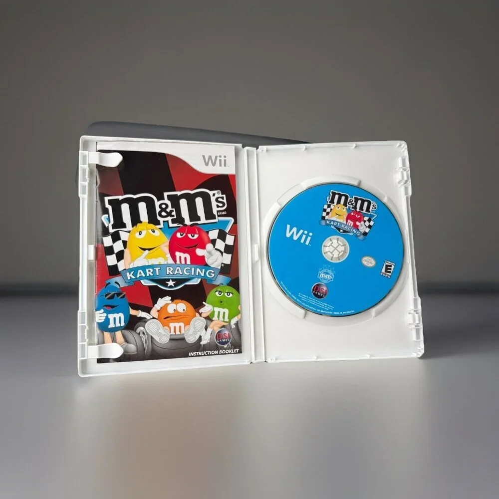 M&M's‎ Kart Racing (Nintendo Wii, 2007) Complete In Box CIB Works Tested